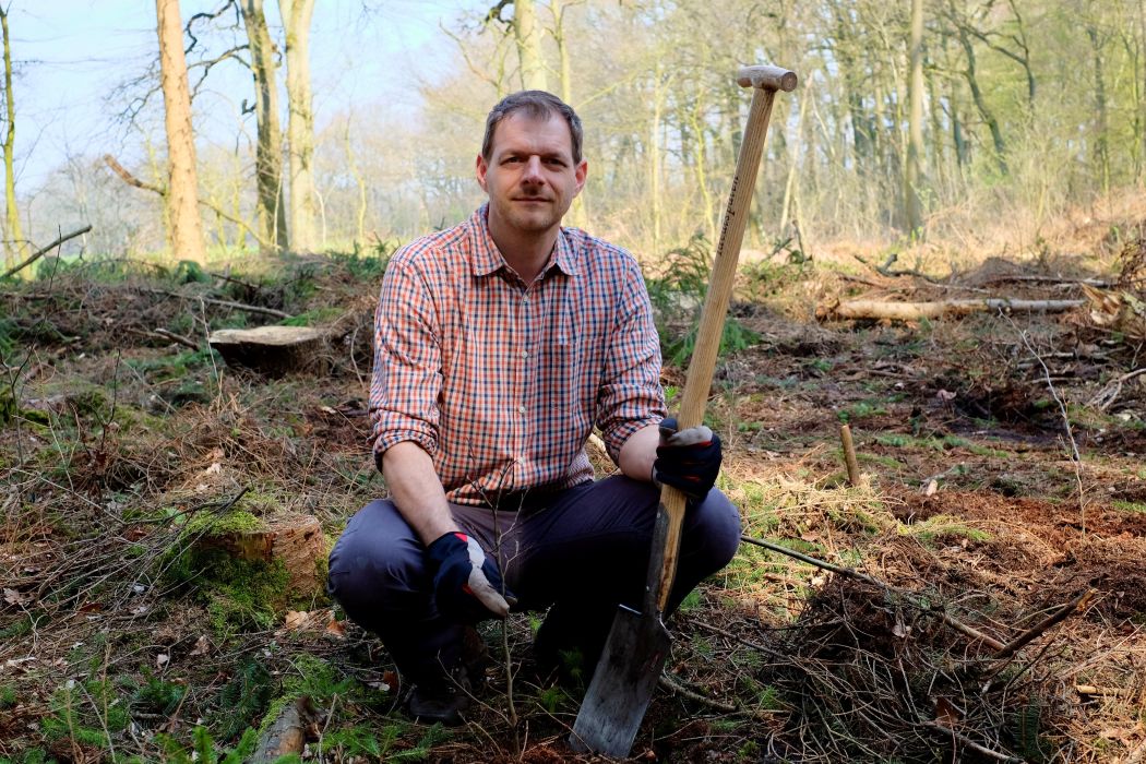 Jan Muntenberg ist der Geschäftsführer der Stiftung Unternehmen Wald