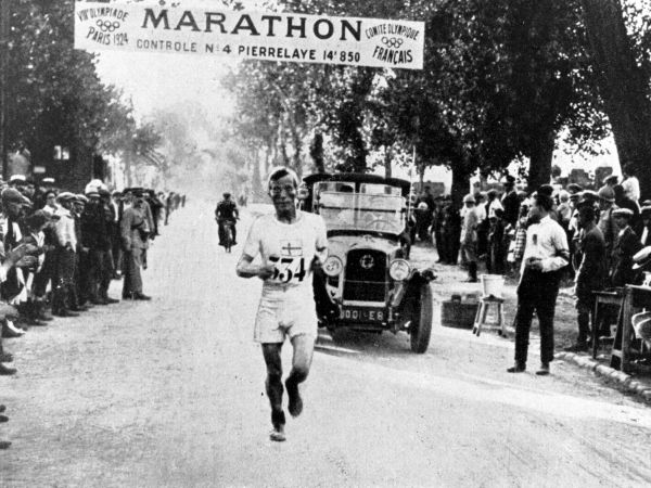 Marathon bei Olympia in Paris 1924